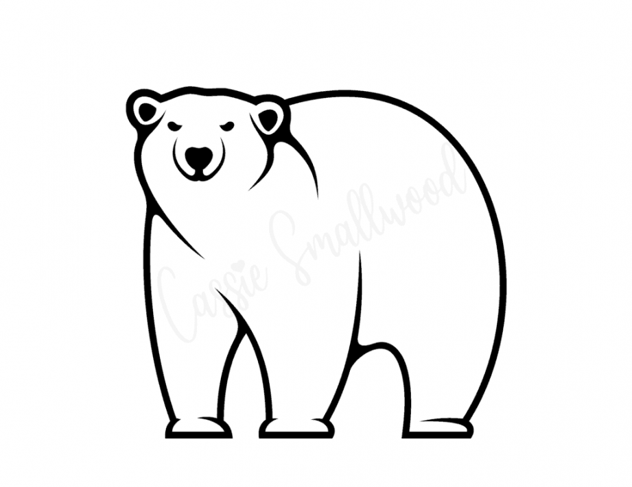 Cute Polar Bear Templates - Cassie Smallwood