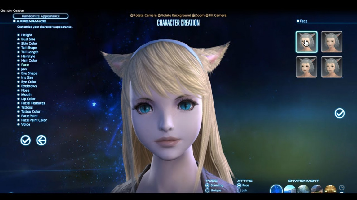 Final Fantasy  Character Creation with Chardata