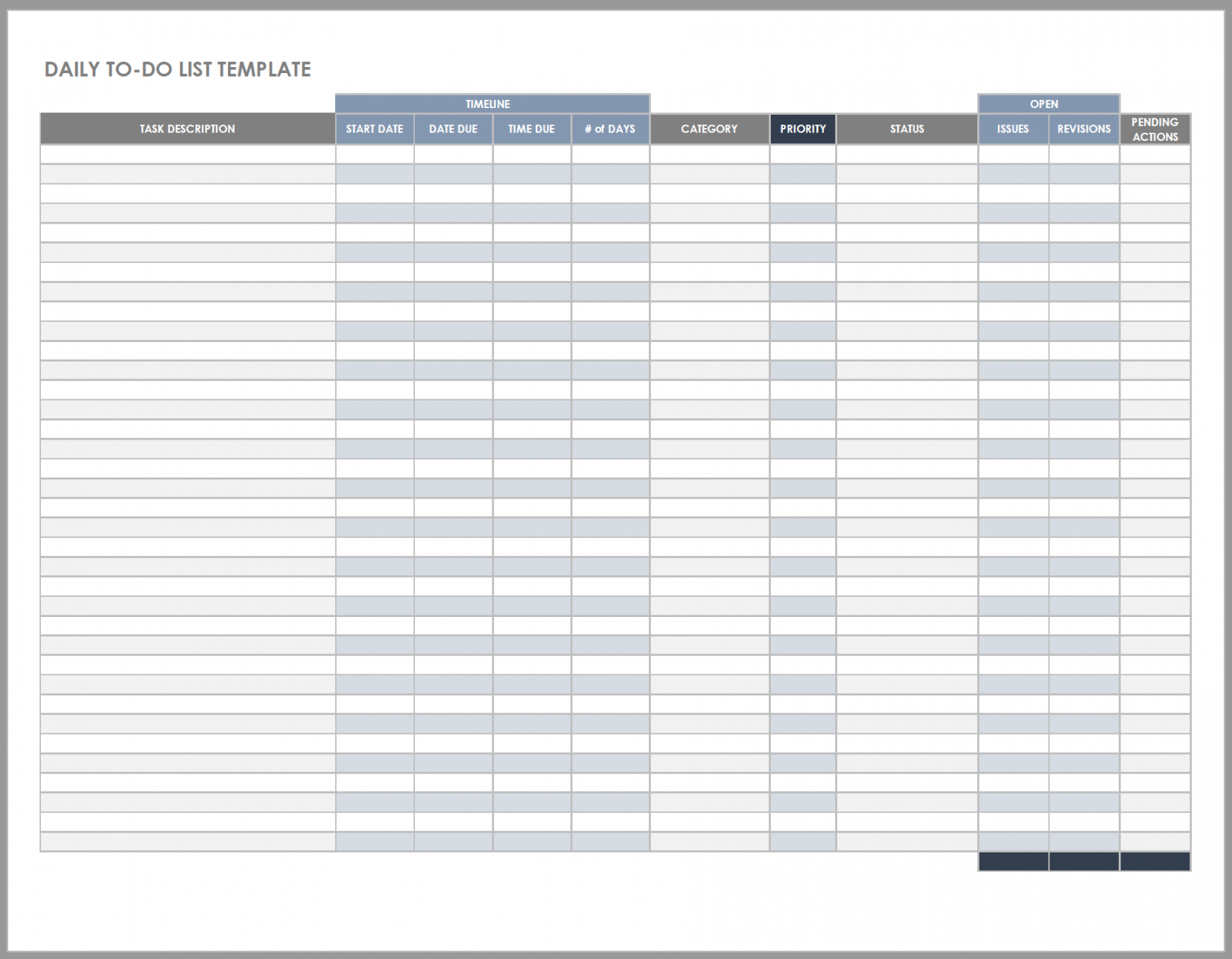 Free Daily Work Schedule Templates  Smartsheet