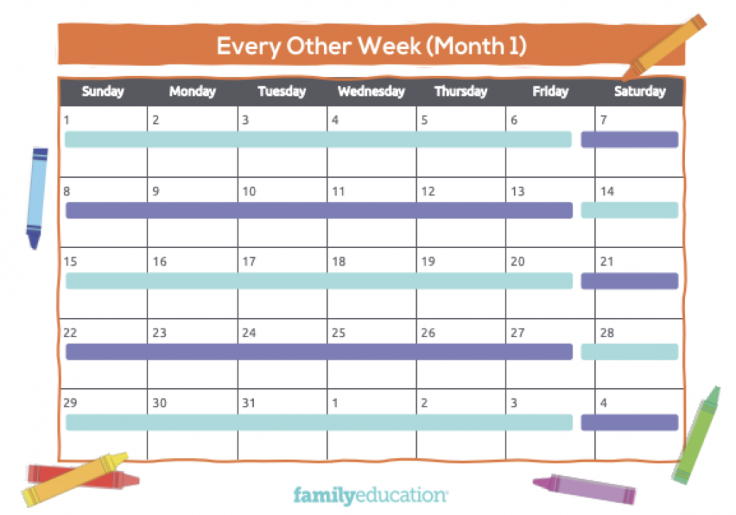 How to Make a Custody Schedule After Divorce (& Free Printable