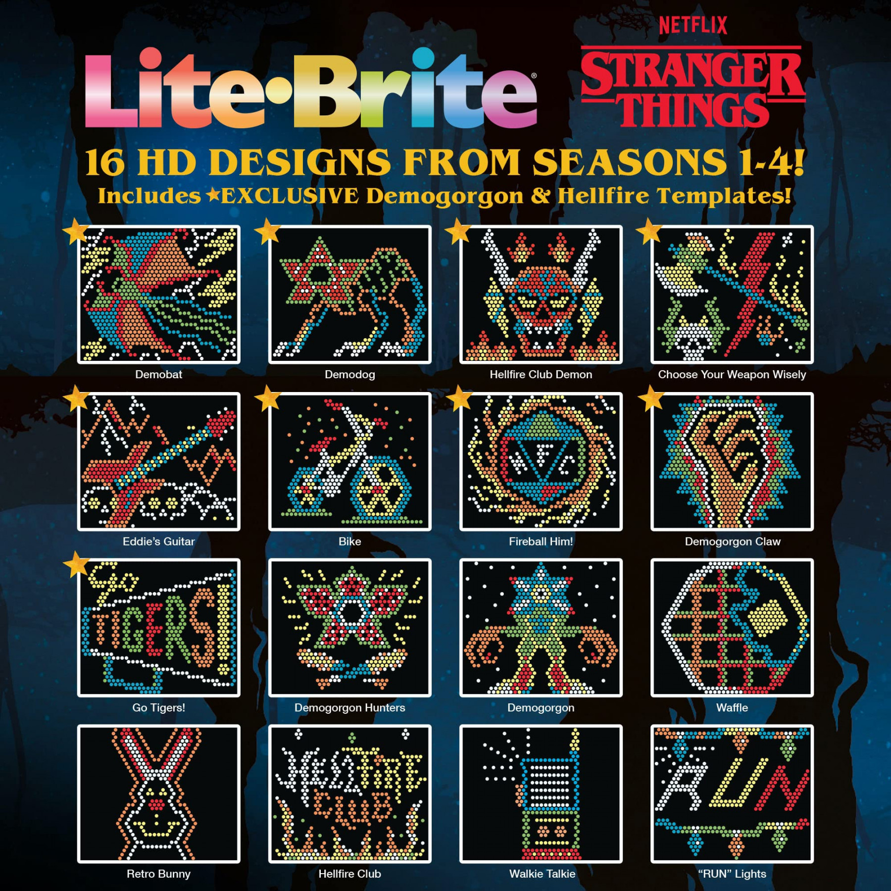 Lite-Brite Stranger Things Special Edition - Demogorgon Hunters