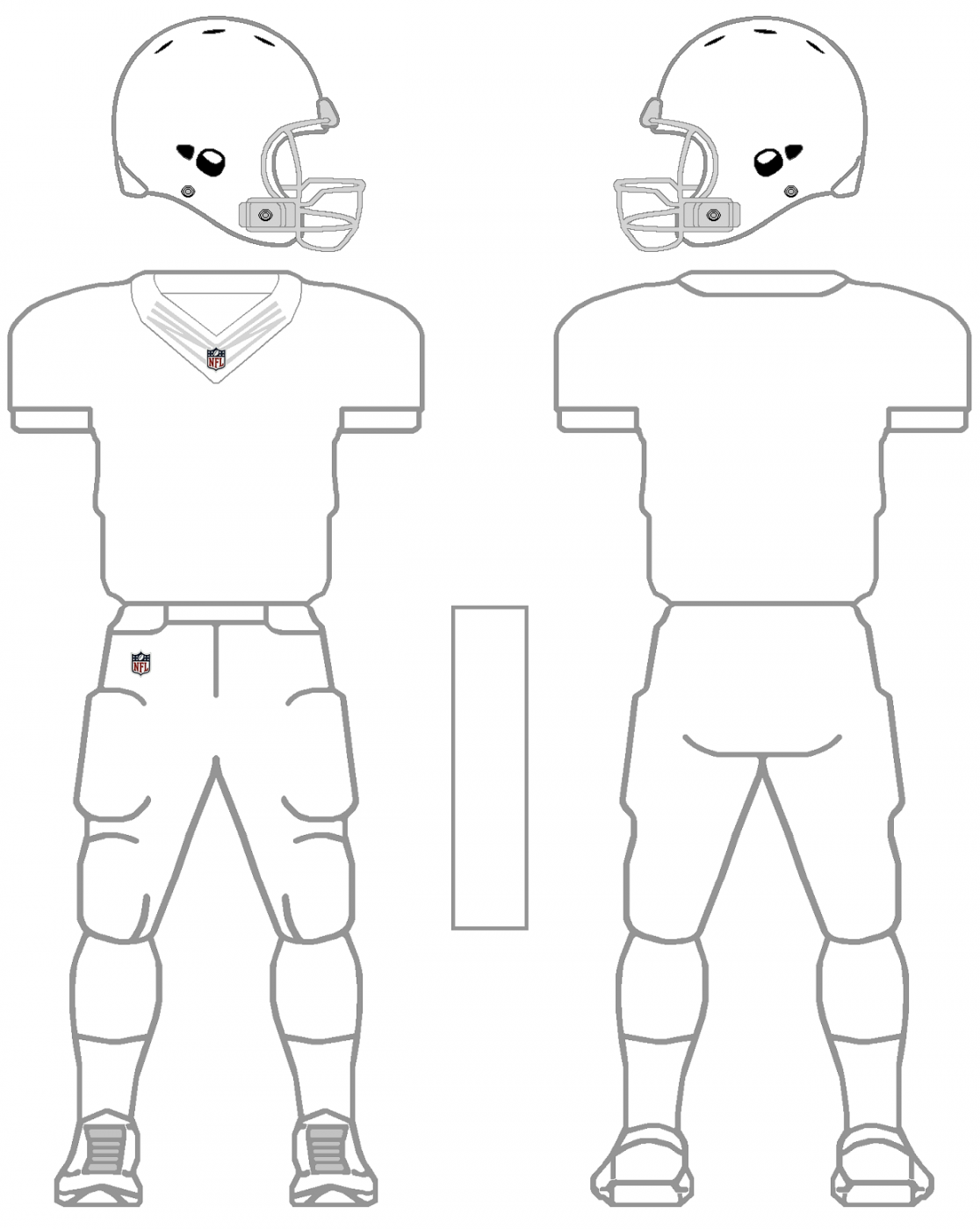 printable NFL football jersey template - Google Search  Nfl