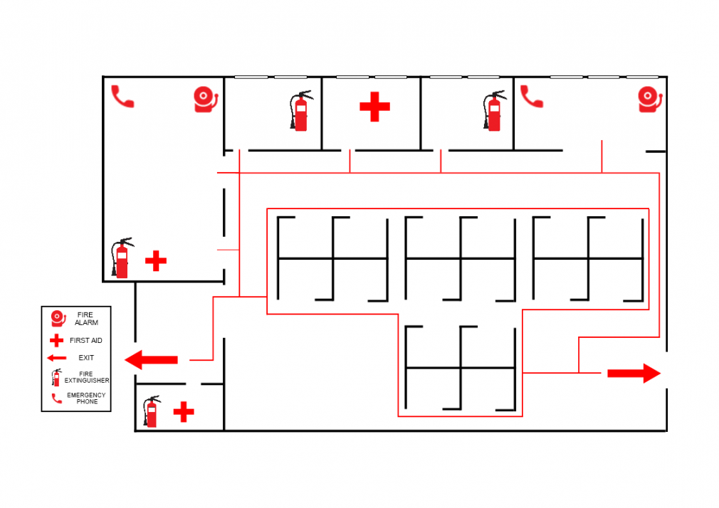 Emergency Evacuation Plan Template  MyDraw