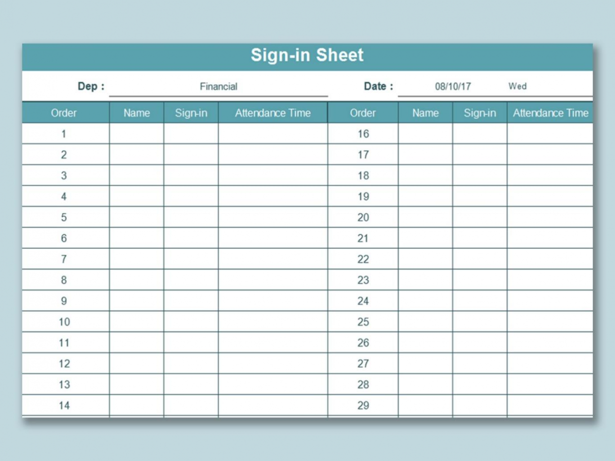 Free Download Best Inventory Sign-out Sheet Template Excel  WPS