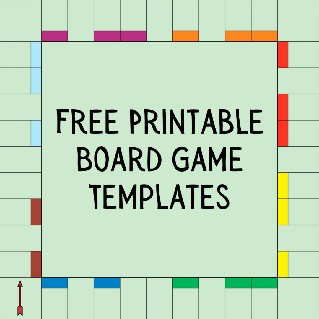 Free Printable Board Game Templates - HobbyLark