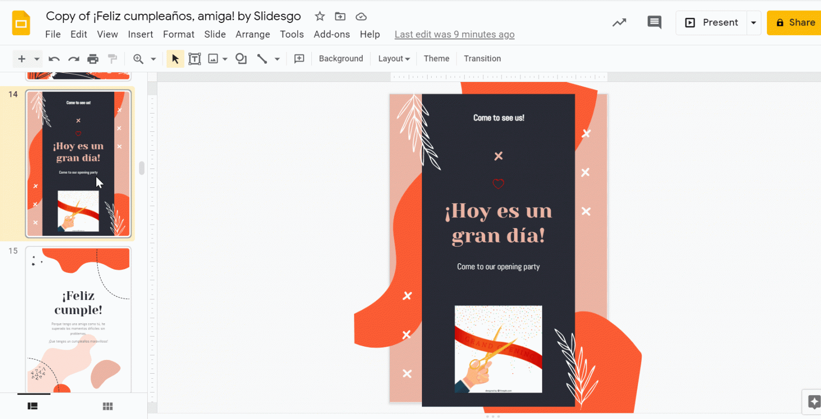 How to create a flyer with Google Slides  Slidesgo