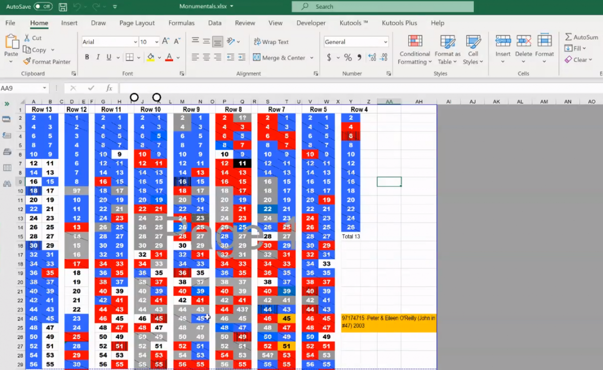 How to Make a Cemetery Plot Map Template with Excel - Chronicle