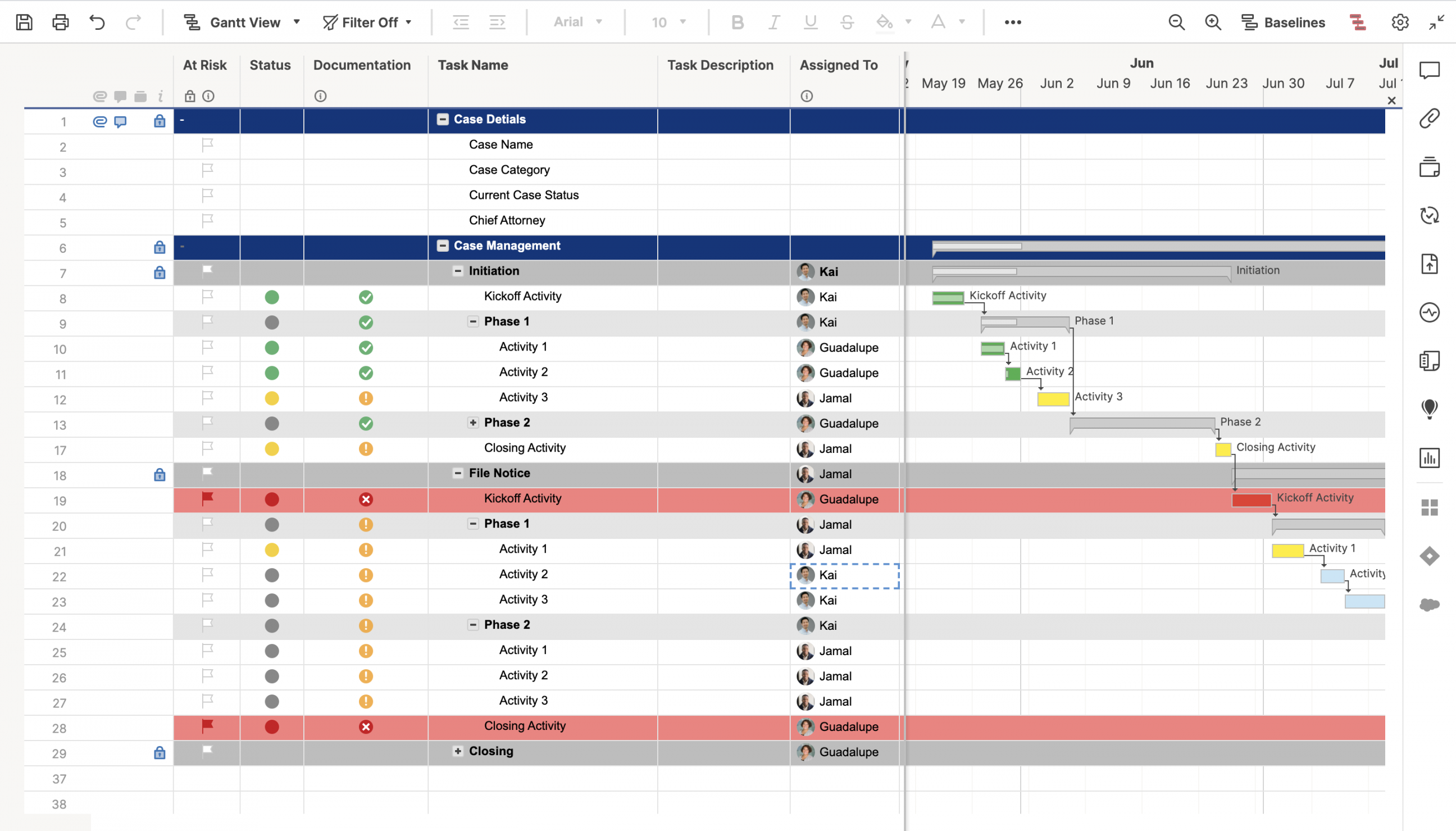 Legal Case Management Template  Smartsheet