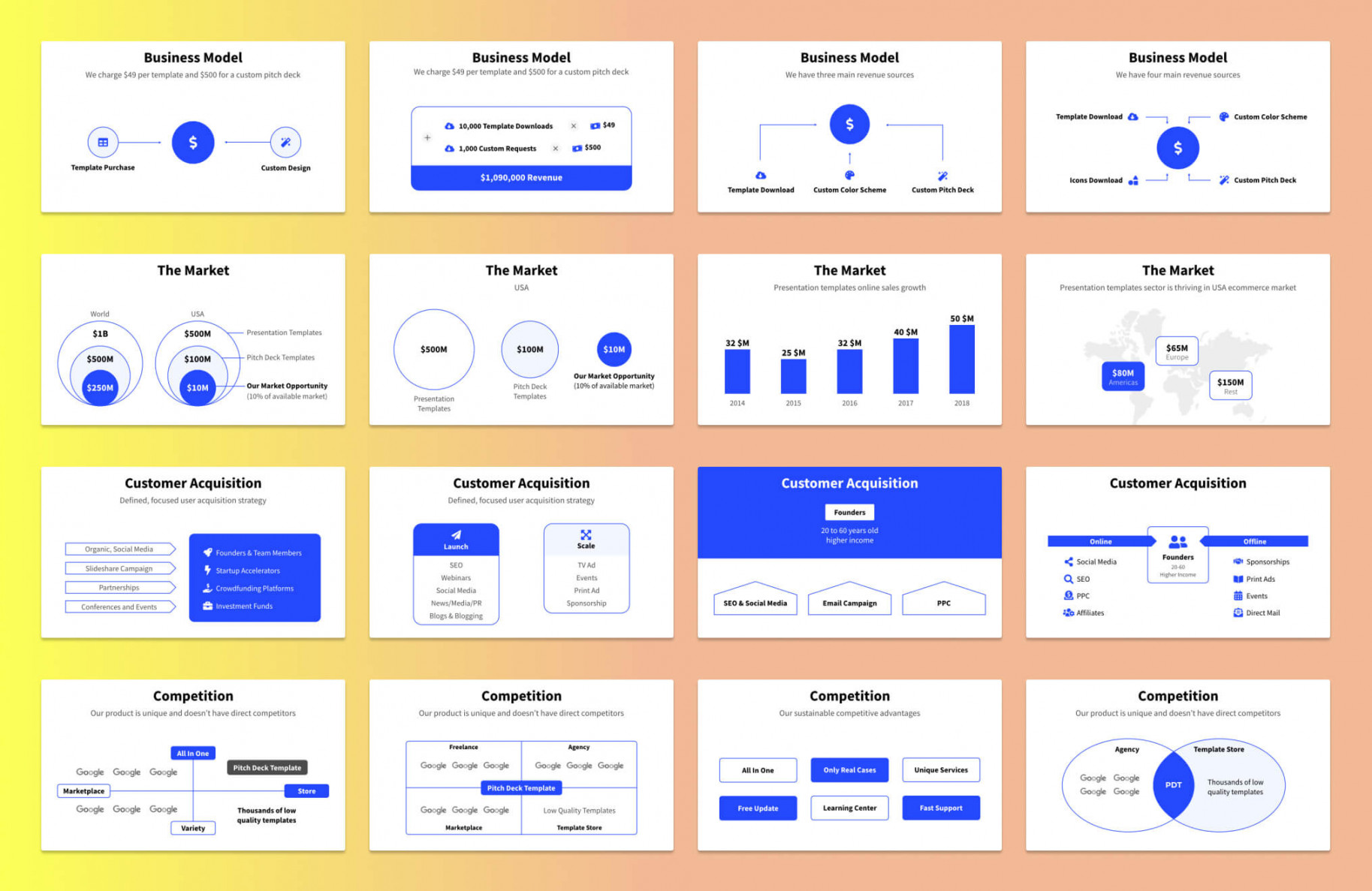 Pitch Deck Template  Startup&VC