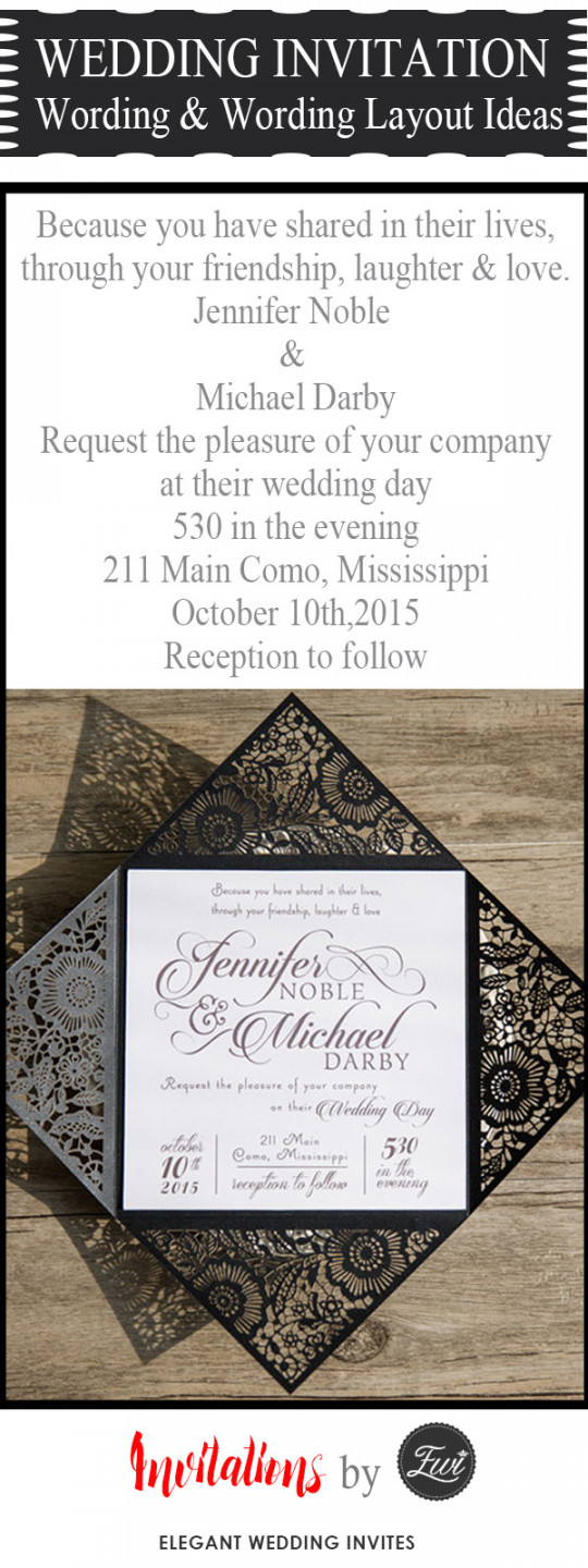 Popular Wedding Invitation Wording & DIY Templates Ideas