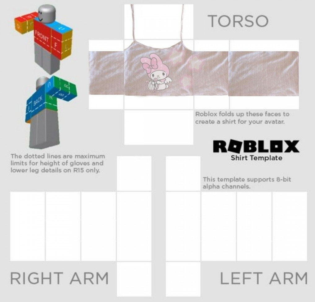 Sanrio Roblox shirt  Roblox shirt, Create shirts, Roblox