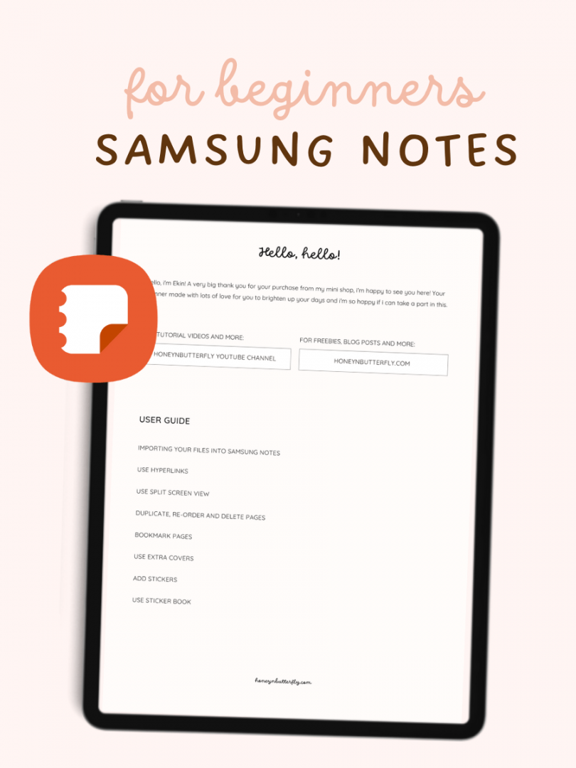 THE ADVANCED GUIDE TO GET STARTED WITH SAMSUNG NOTES - HoneynButterfly