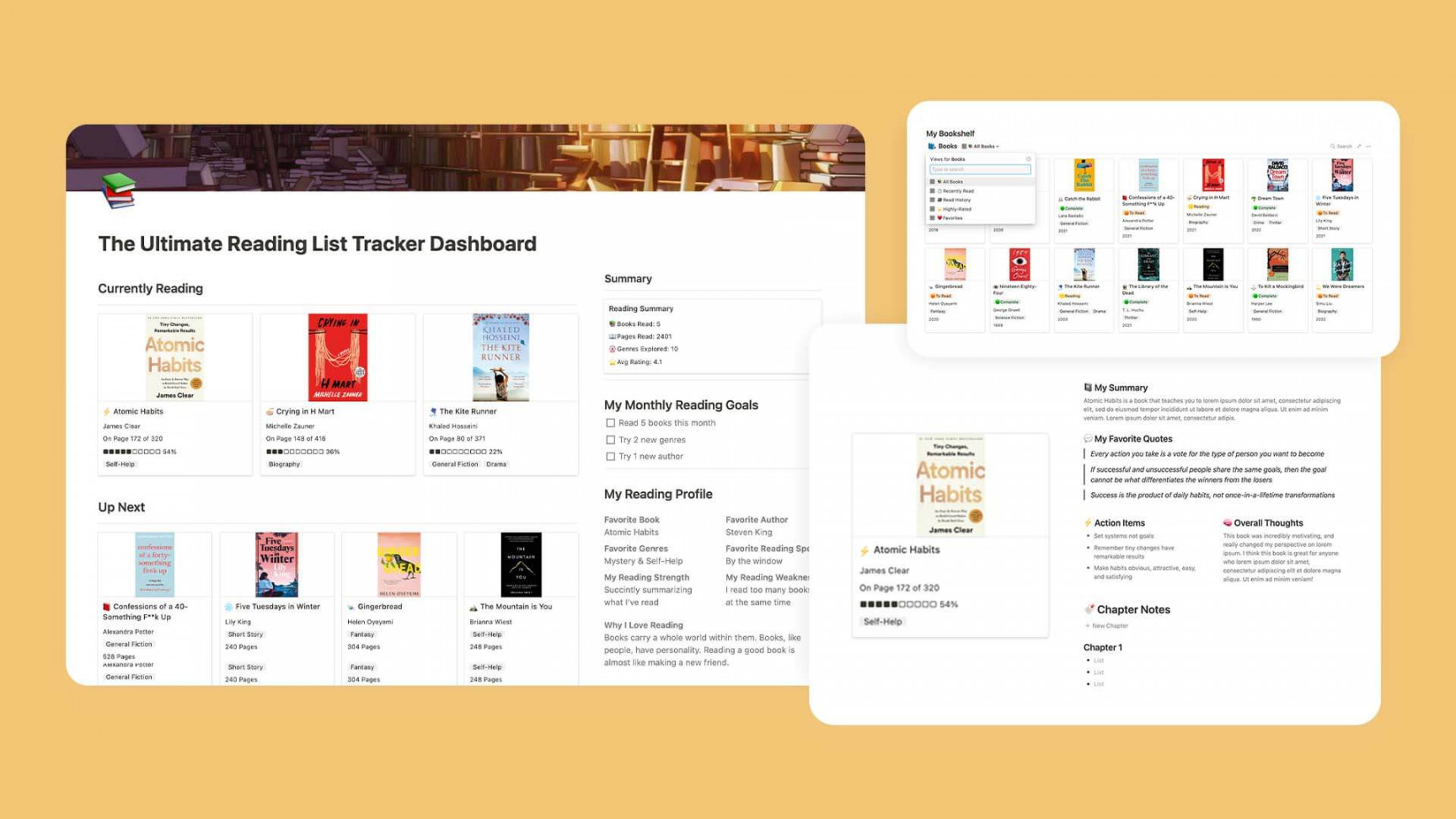 The Best Notion Reading List Templates (Book Trackers & More