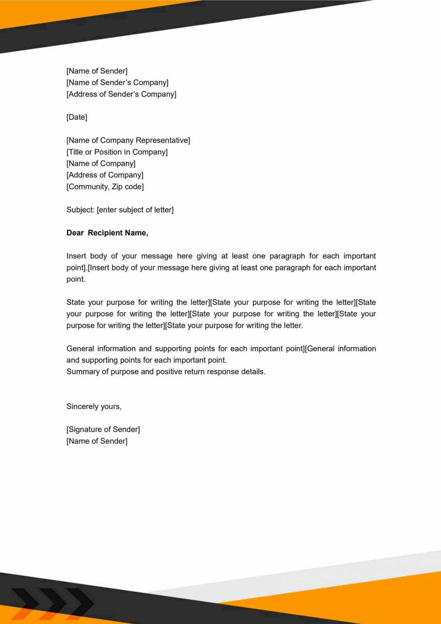 The  best Word business letter templates  WPS Office Academy