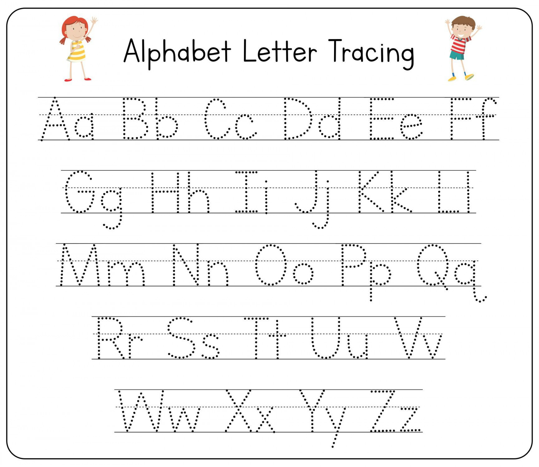 Best Free Printable Tracing Letters  Tracing letters, Letter