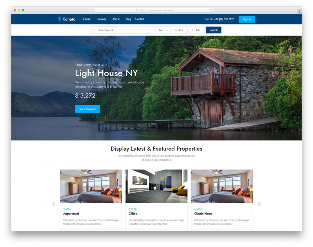 Best Real Estate Website Templates  - Colorlib