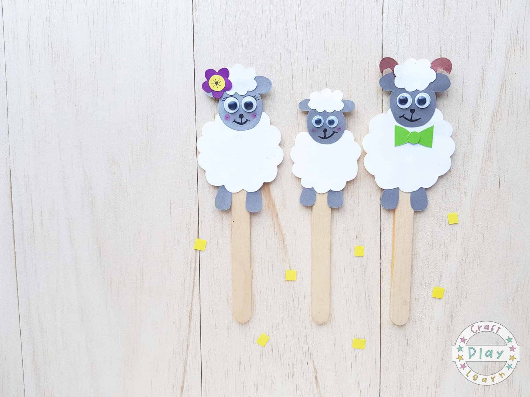 Easy Spring Sheep Craft For Kids - Craft Play Learn