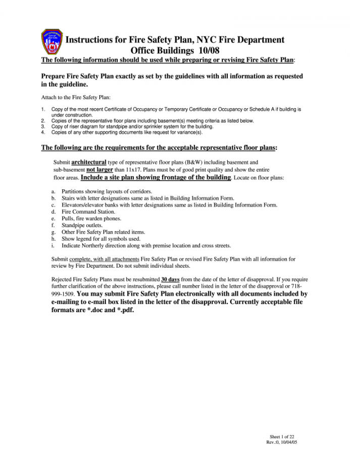 Fire safety plan nyc: Fill out & sign online  DocHub