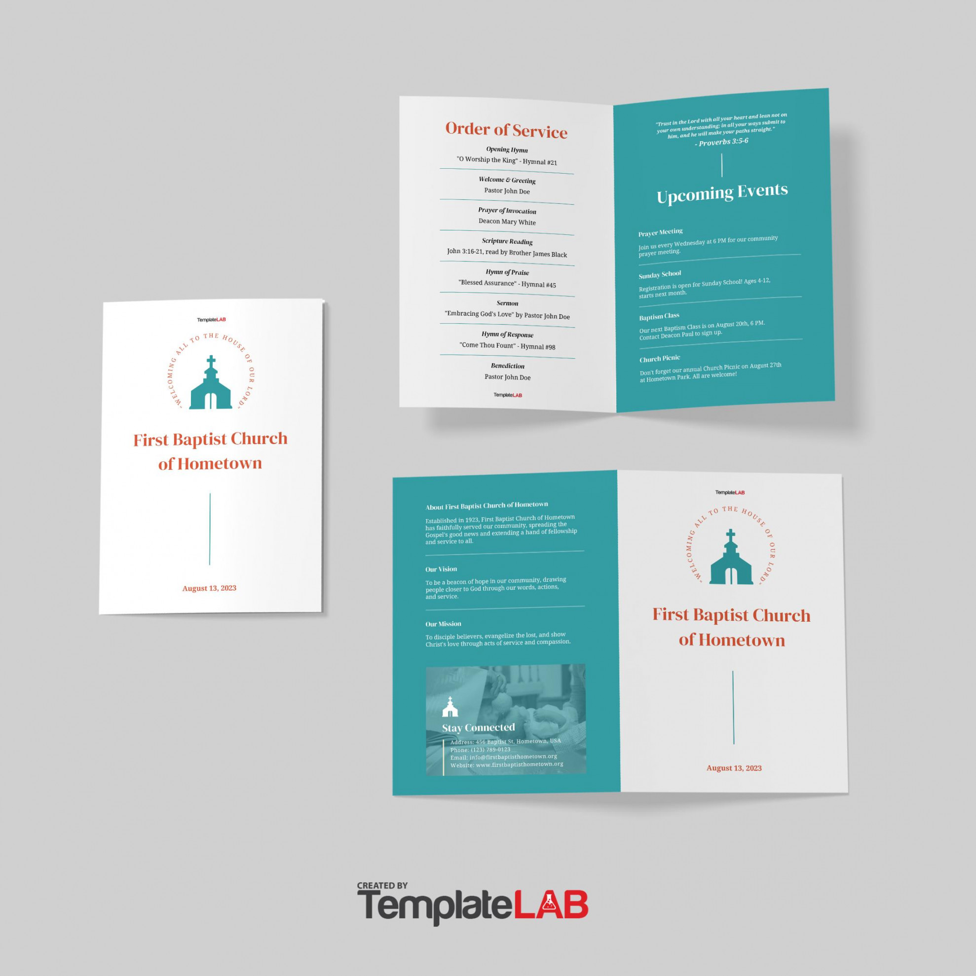 Free Church Bulletin Templates (+Church Programs)