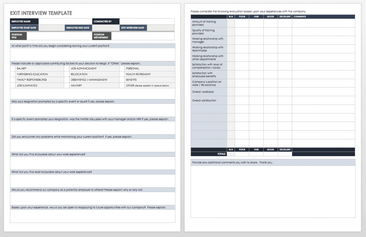 Free Interview Templates and Scorecards  Smartsheet