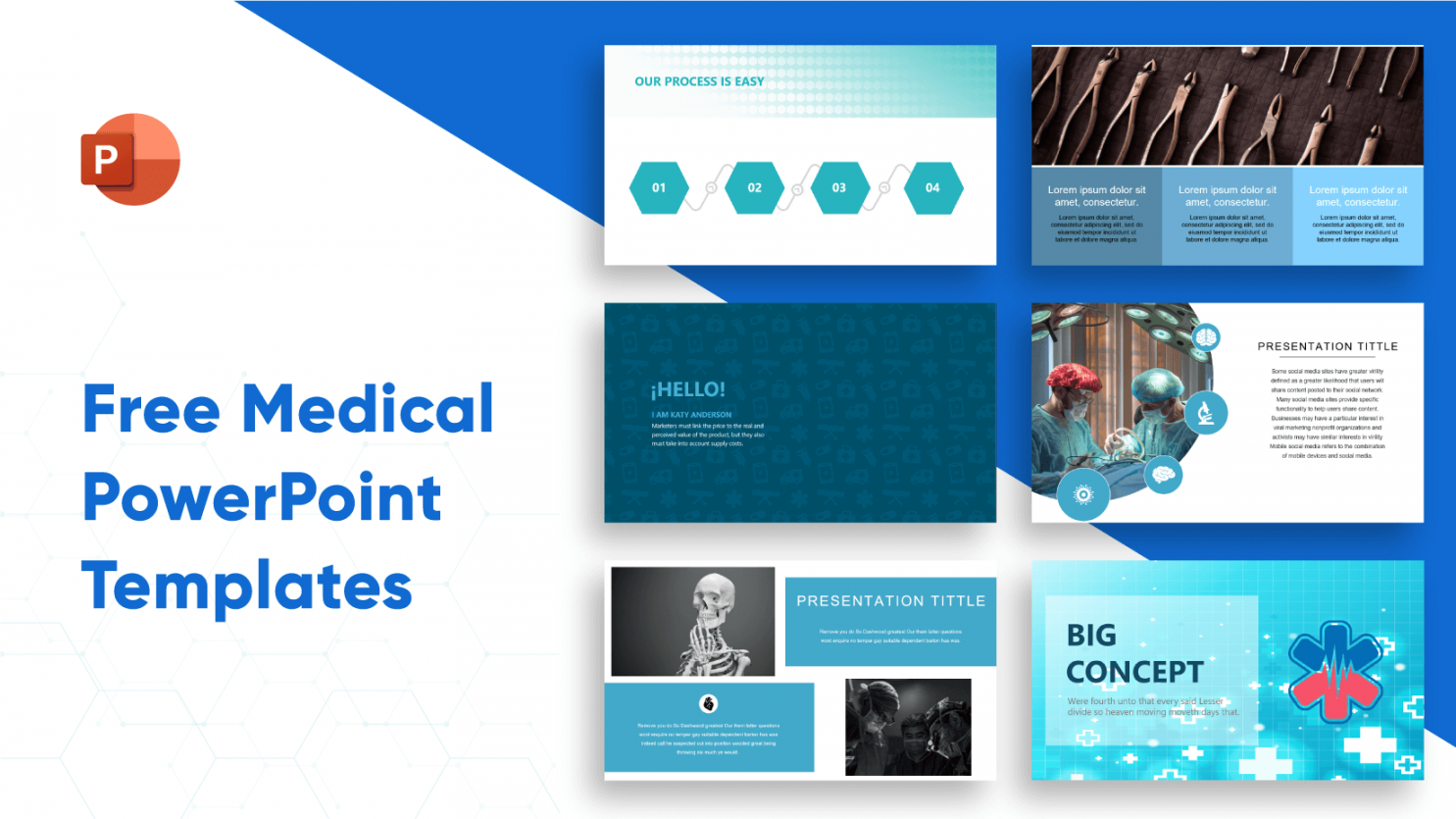 Free Medical PowerPoint Templates with Modern Design  GM Blog