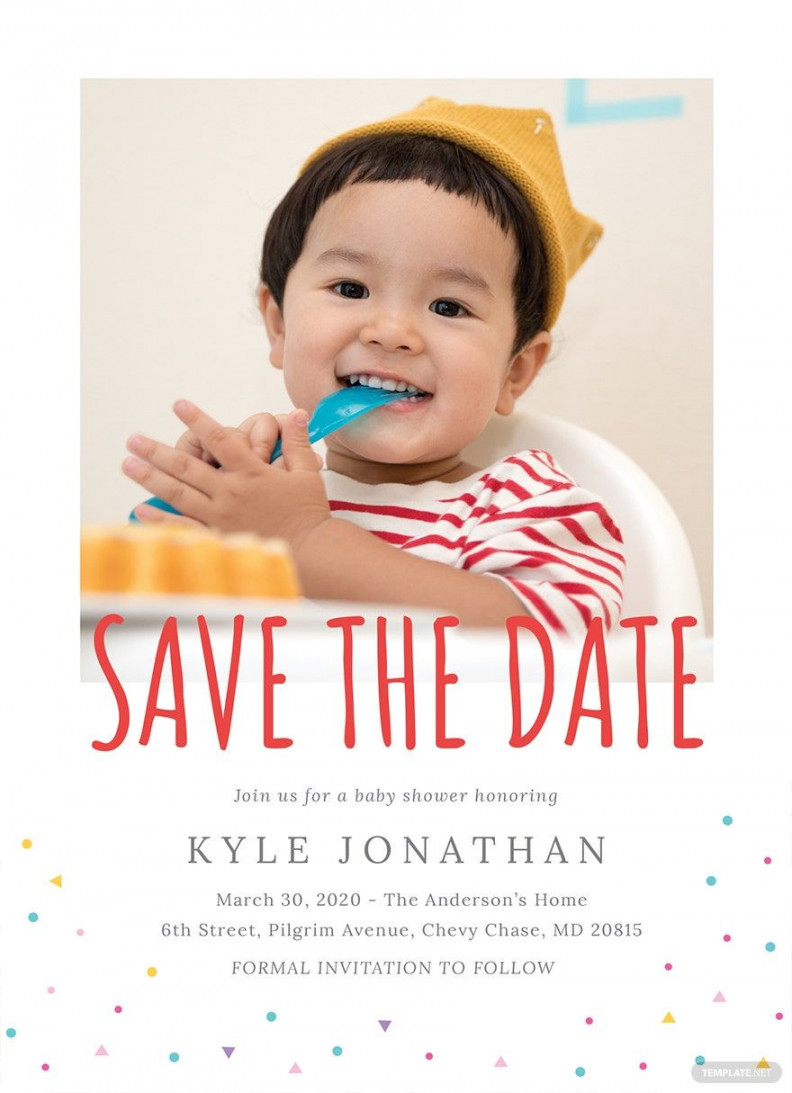 Free Save the Date Birthday Invitation Template - Download in Word