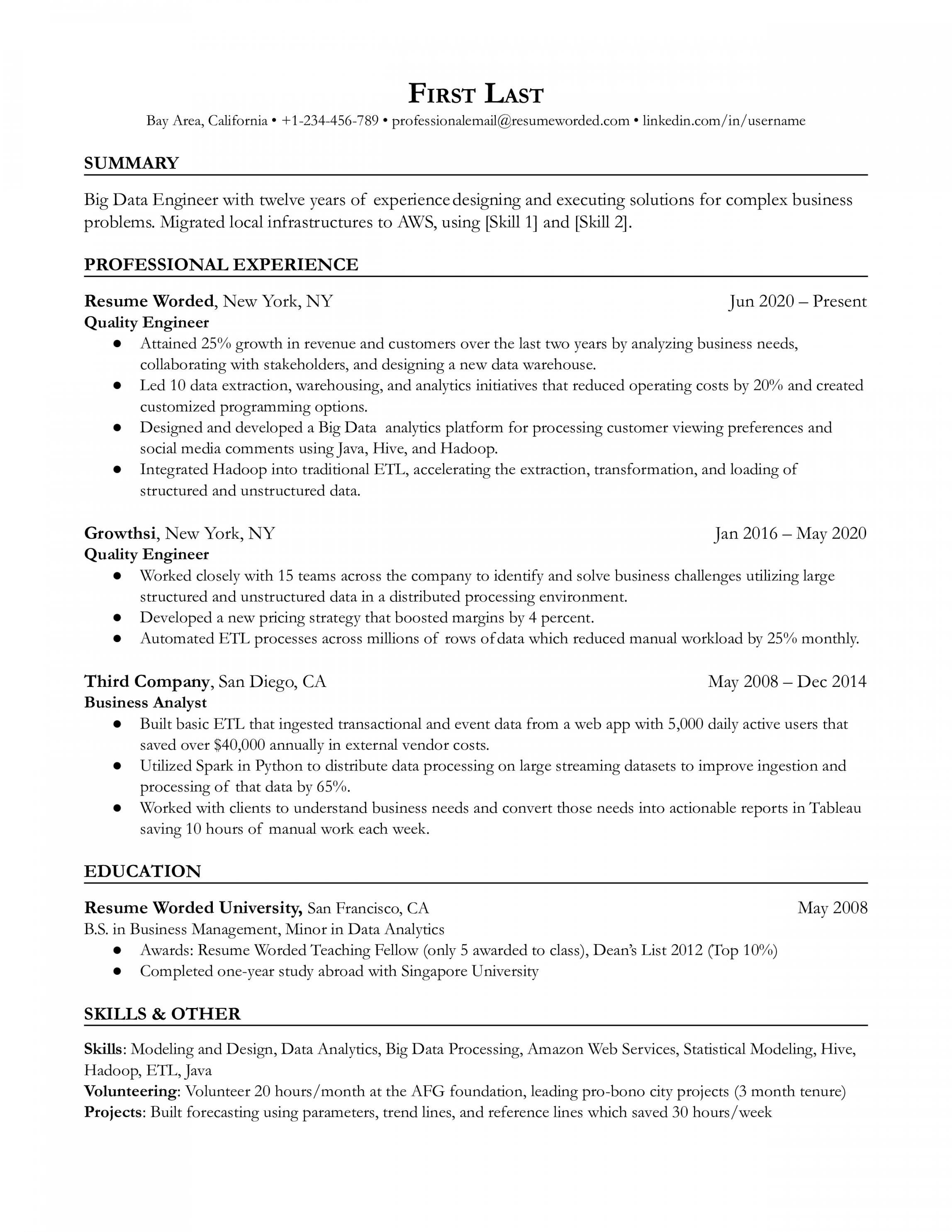 Google Docs Resume Templates: + Professionally Designed Templates