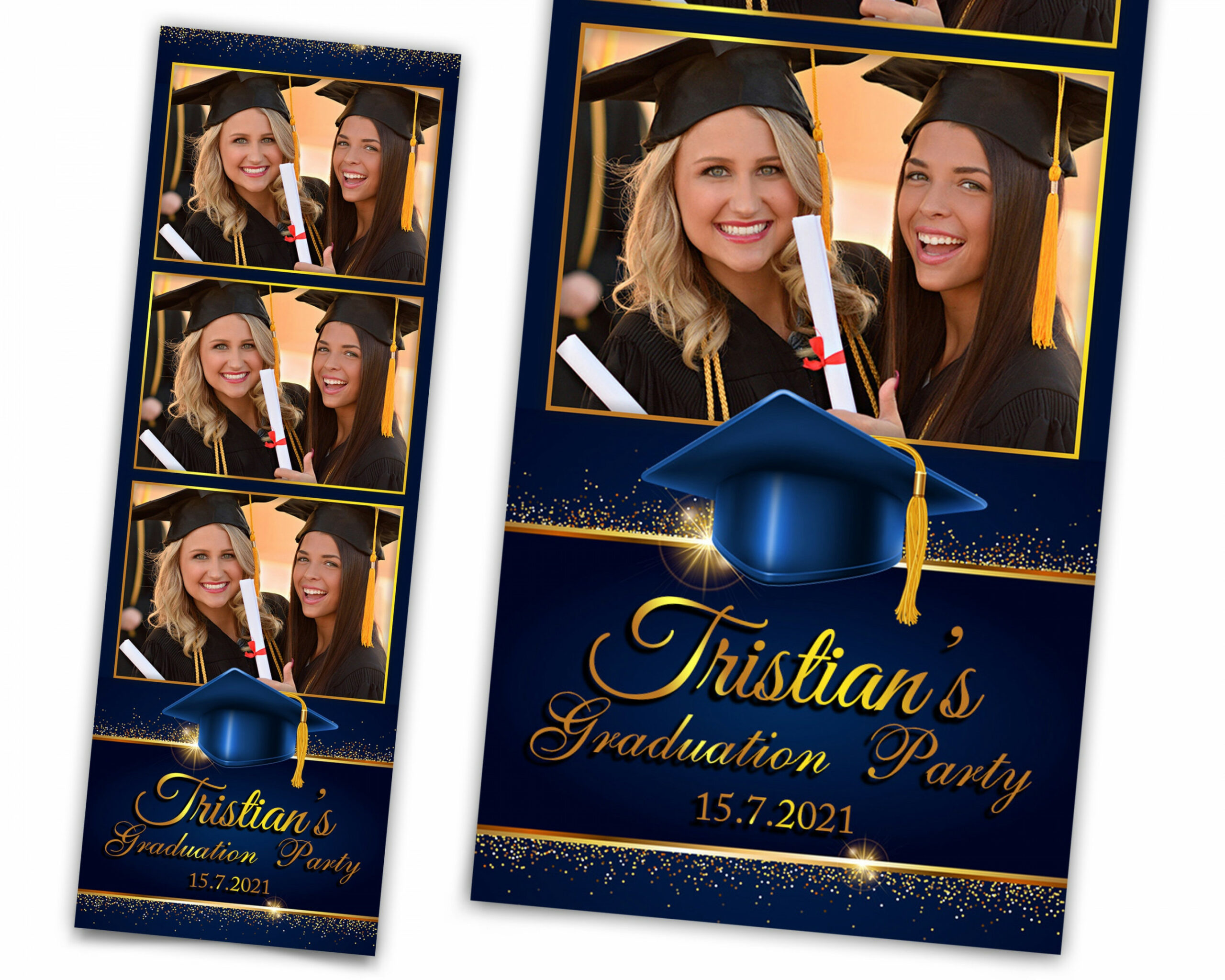 Graduation Photo Booth Template Graduation Photobooth - Etsy