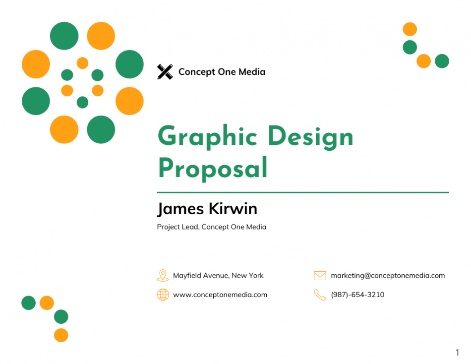 Graphic Design Proposal Sample - Venngage