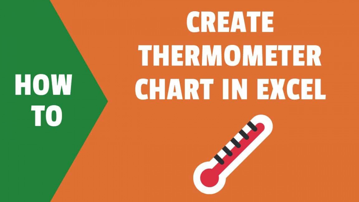 How to Create a Thermometer Chart in Excel