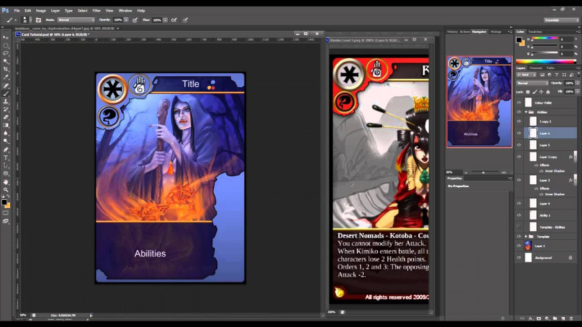 How to Create Trading Cards in Photoshop