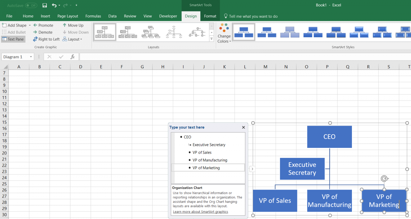 How to make an org chart in Excel  Lucidchart