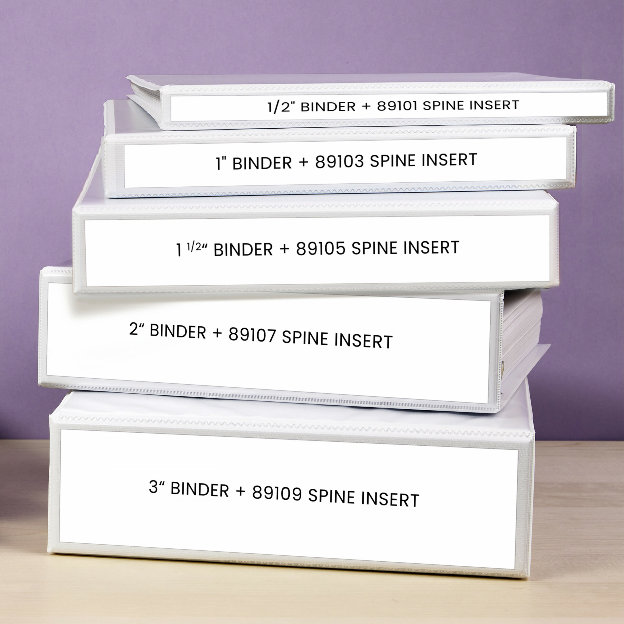 How to Make Custom Binder Spine Inserts - Avery