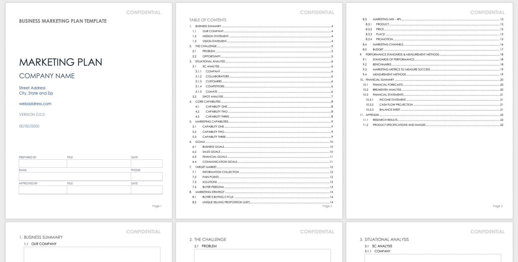 Marketing Plan Templates with Guide  Smartsheet