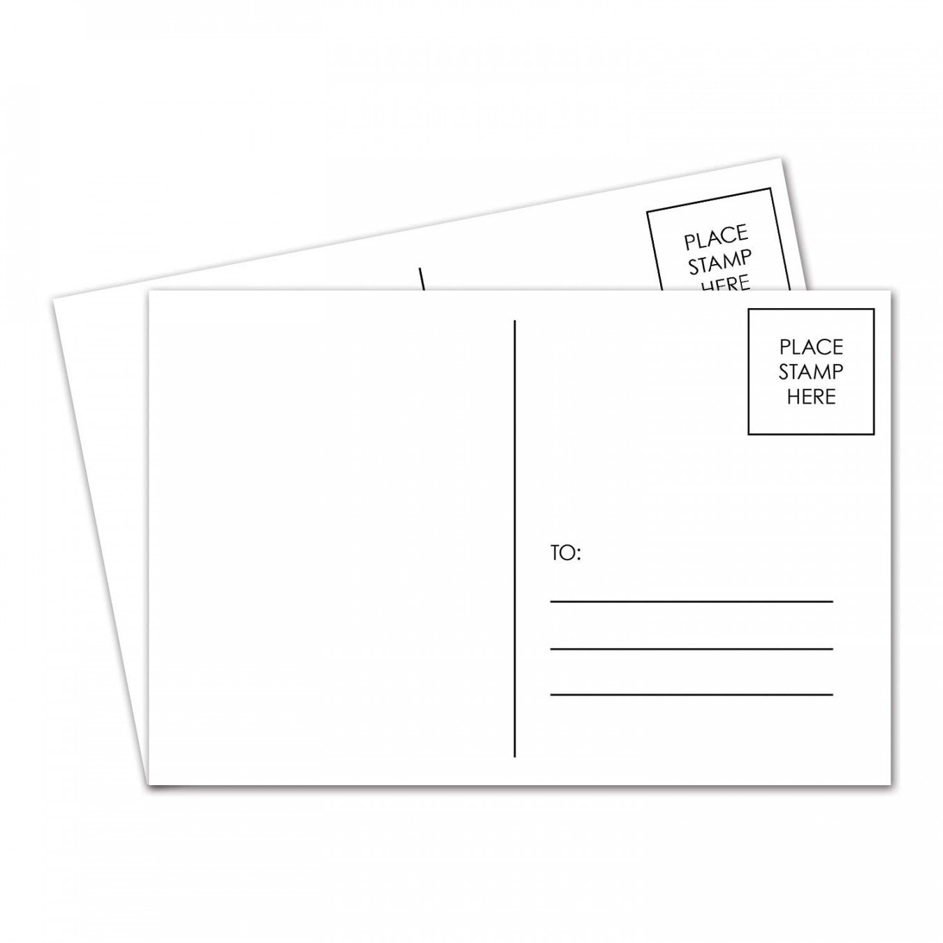 Postcards Blank USPS Compliant  per pack  x