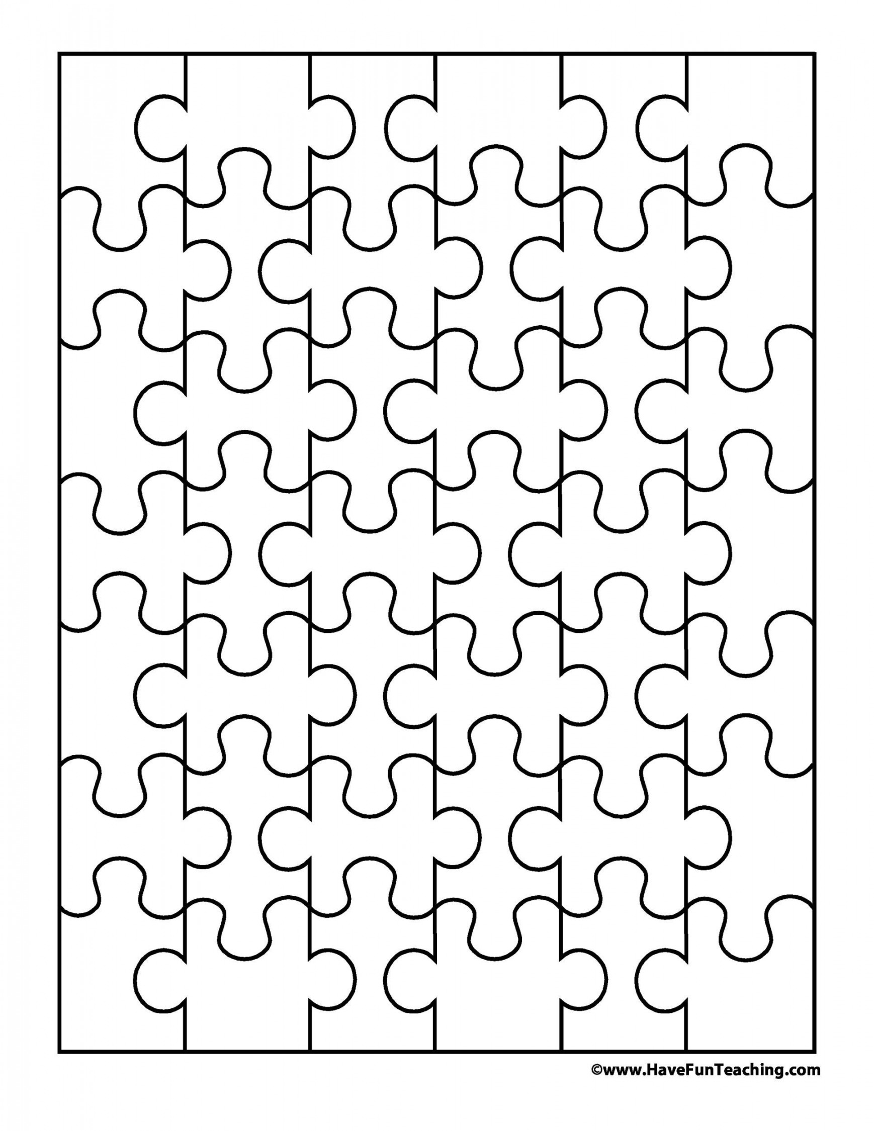 Printable Puzzle Piece Templates ᐅ TemplateLab