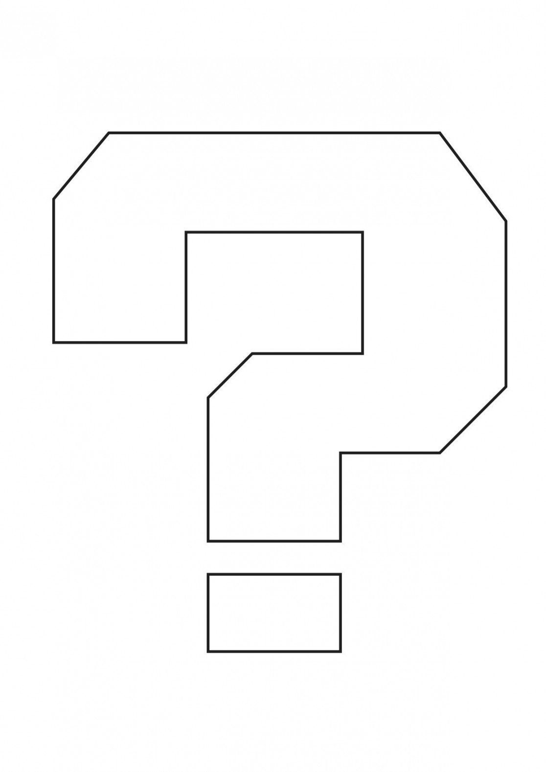 Question mark Template  Super mario birthday party, Super mario