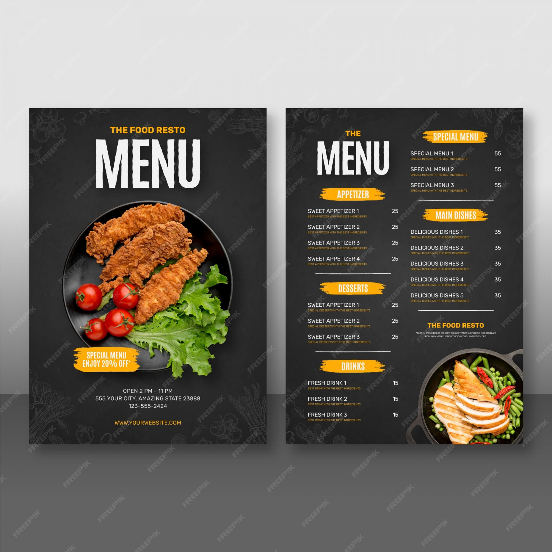 Restaurant Menu Images - Free Download on Freepik