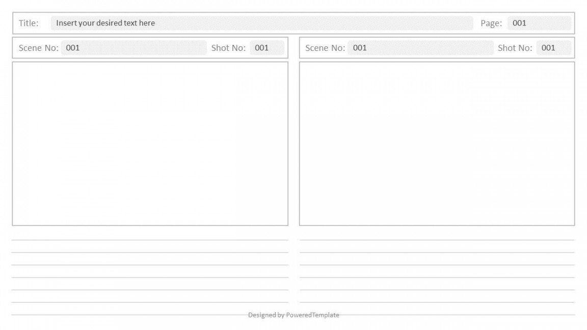 Storyboard Template - Kostenlose Präsentationsvorlage für Google