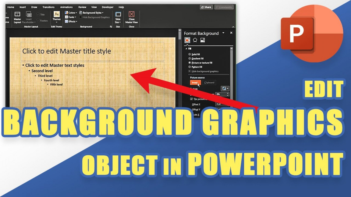 [TUTORIAL] How to (Easily) EDIT BACKGROUND GRAPHICS Object in PowerPoint