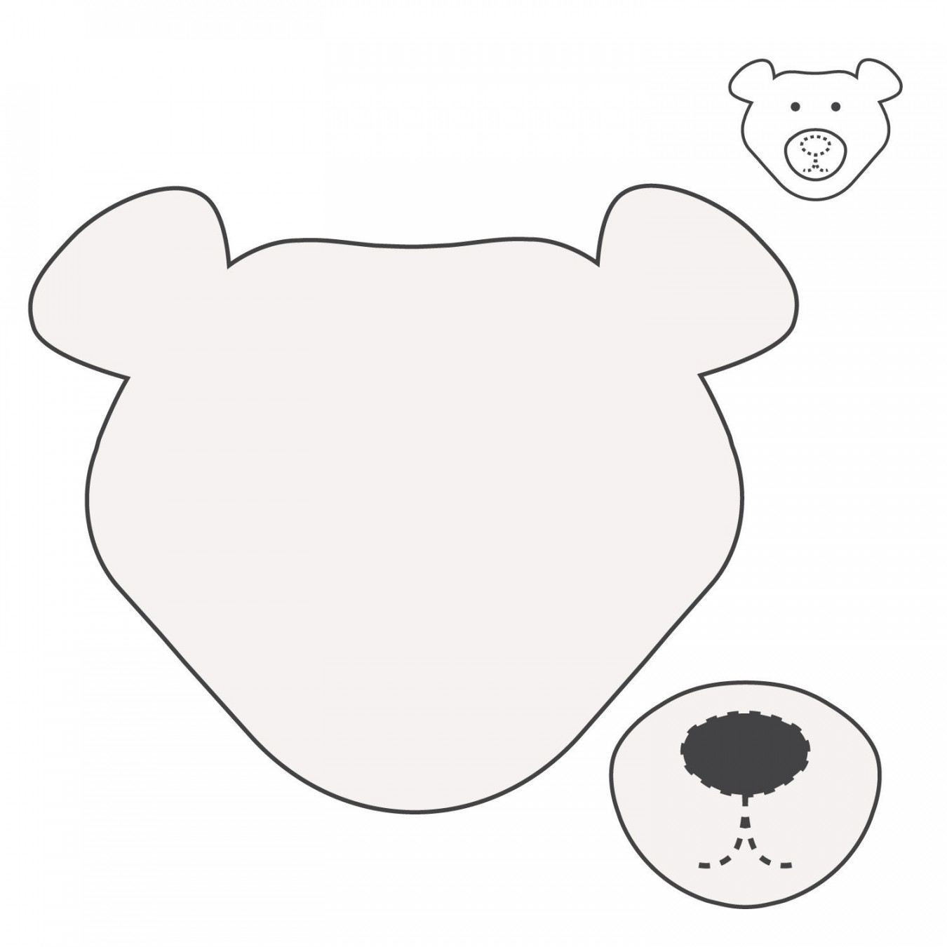 Bear-Polar #  Polar bear craft, Bear crafts, Bear quilts