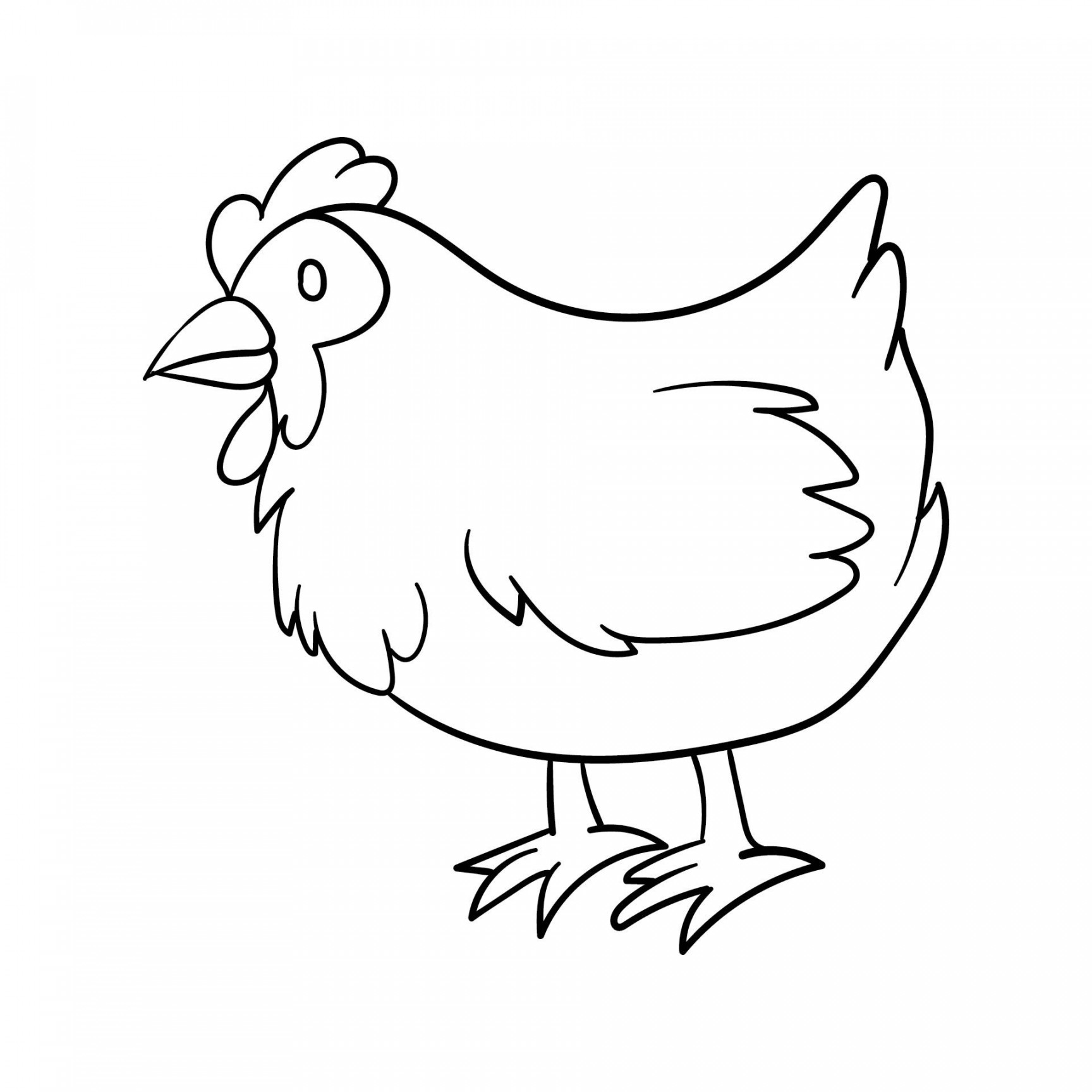 Best Chicken Stencils Free Printable for Free at Printablee