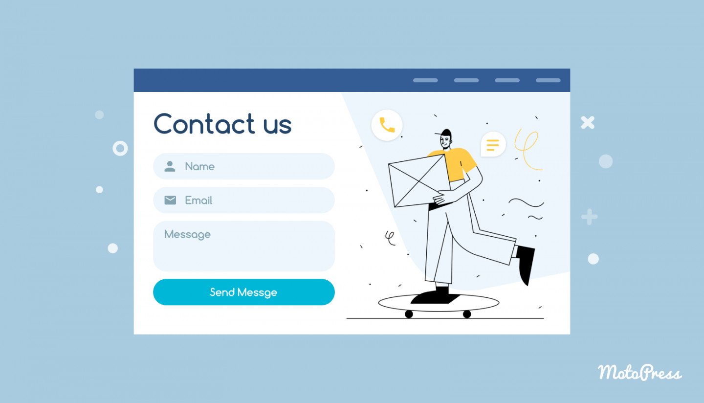 Best Contact Us Page Design Examples & Templates 23 - MotoPress