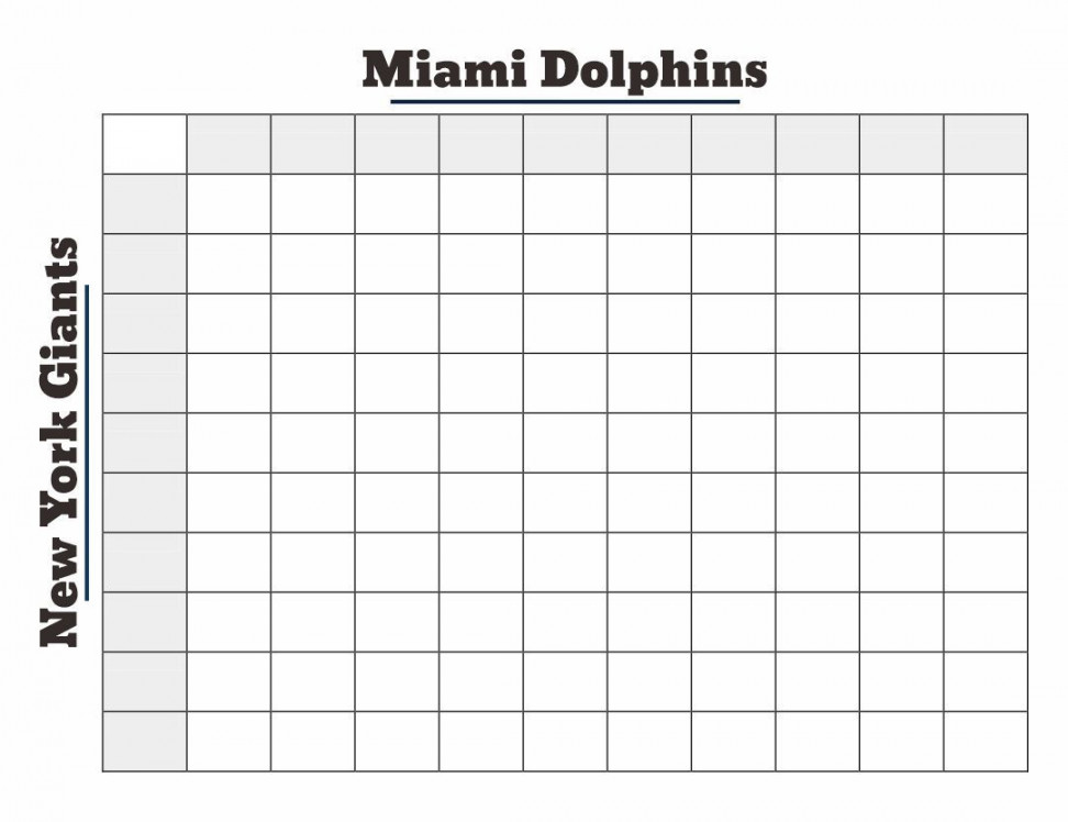 Best Printable Football Pool Sheets - printablee