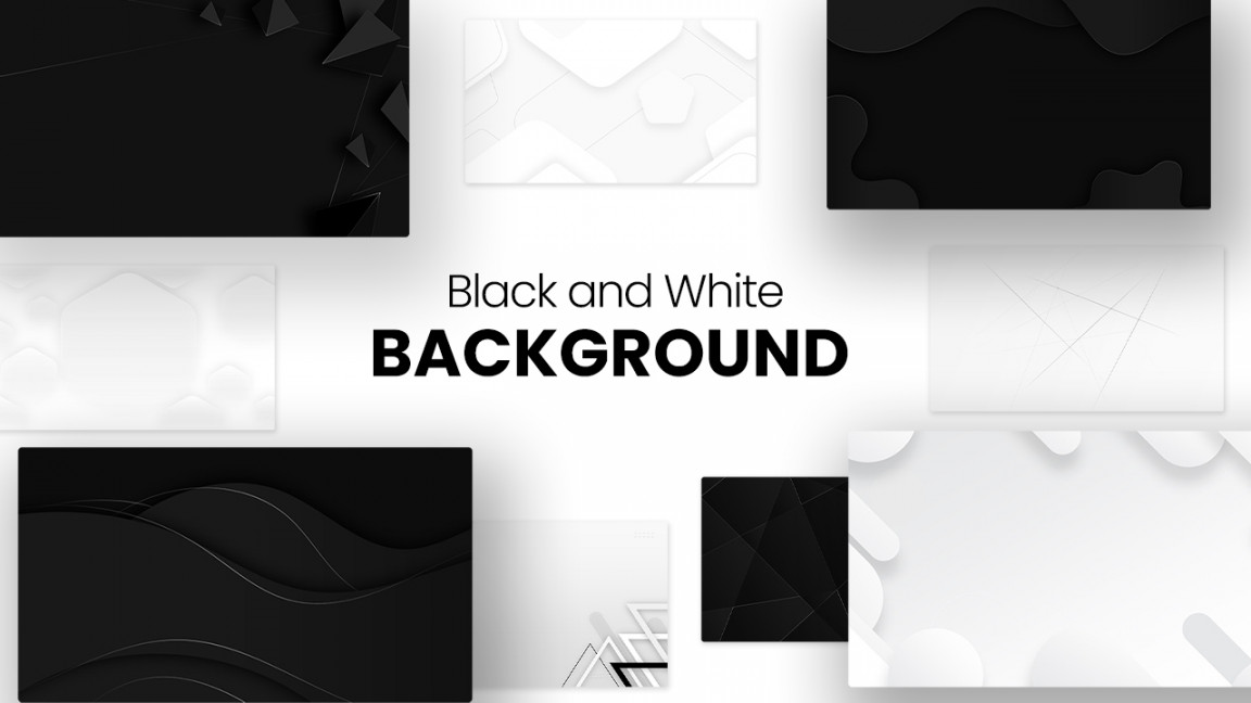 Black and White Background Presentation templates  Slidebazaar