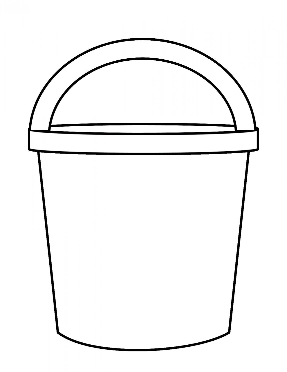 Bucket - FREE Printable Template  Planerium