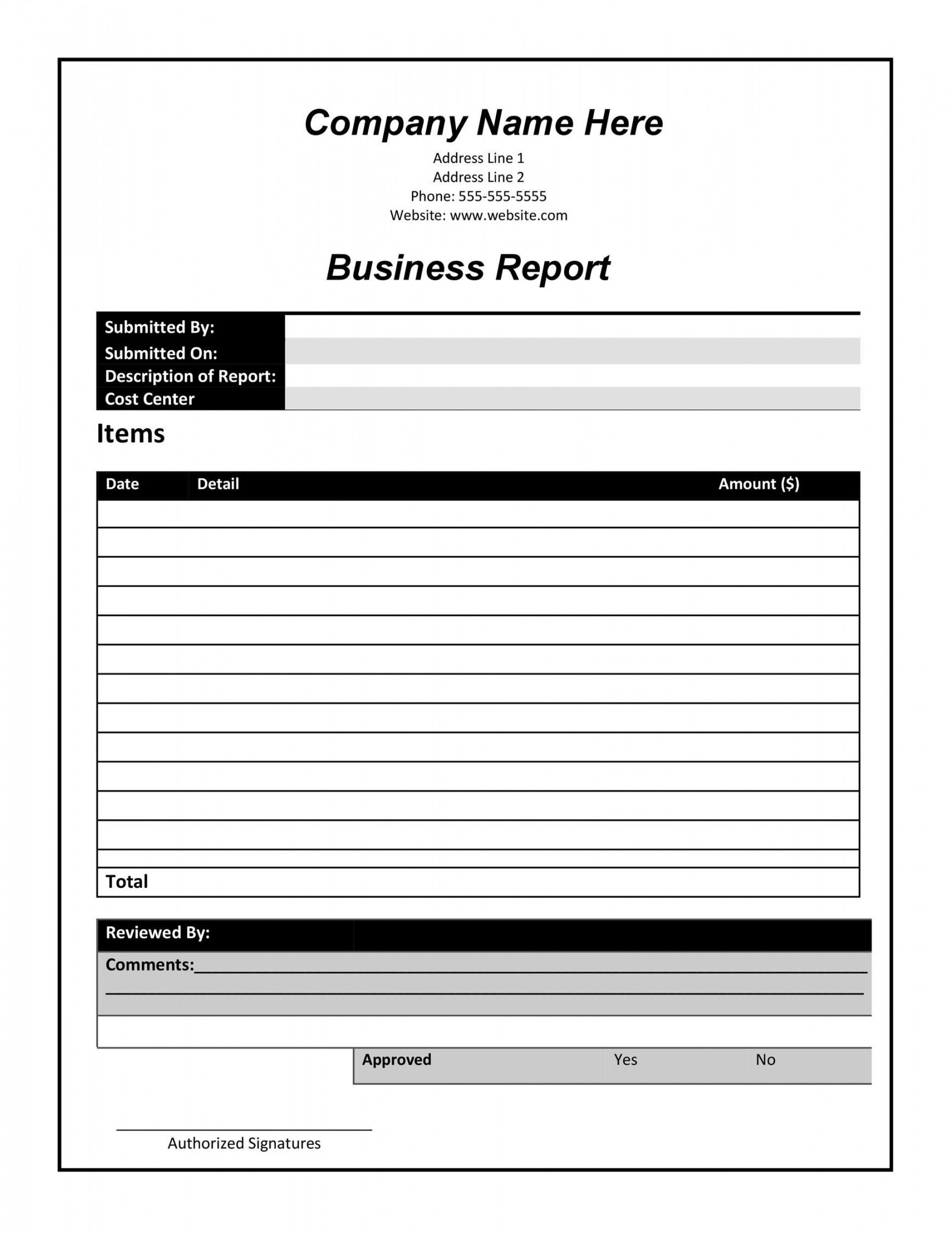 + Business Report Templates & Format Examples ᐅ TemplateLab