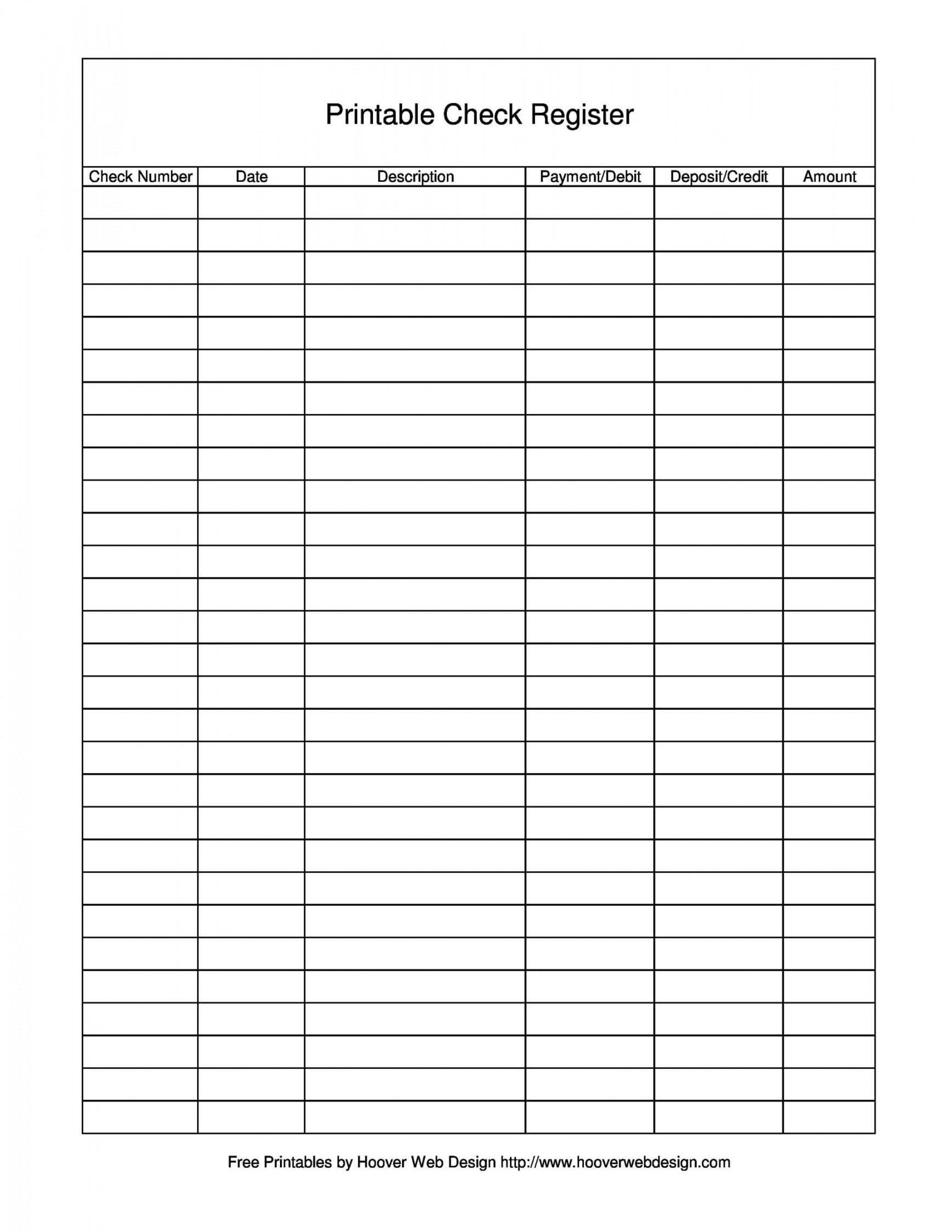 Checkbook Register Templates [% Free, Printable] ᐅ TemplateLab