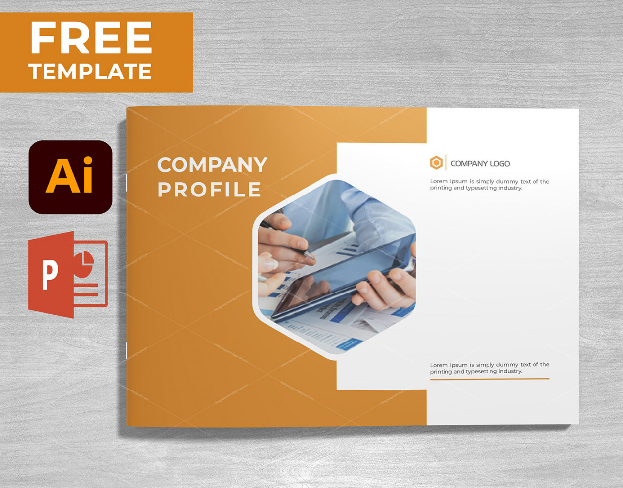 Company Profile Brochure FREE Template Download on Behance