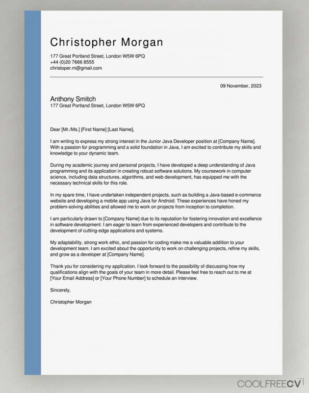 Cover Letter Maker Creator Template Samples To PDF